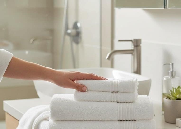 Turkish cotton hotel towels