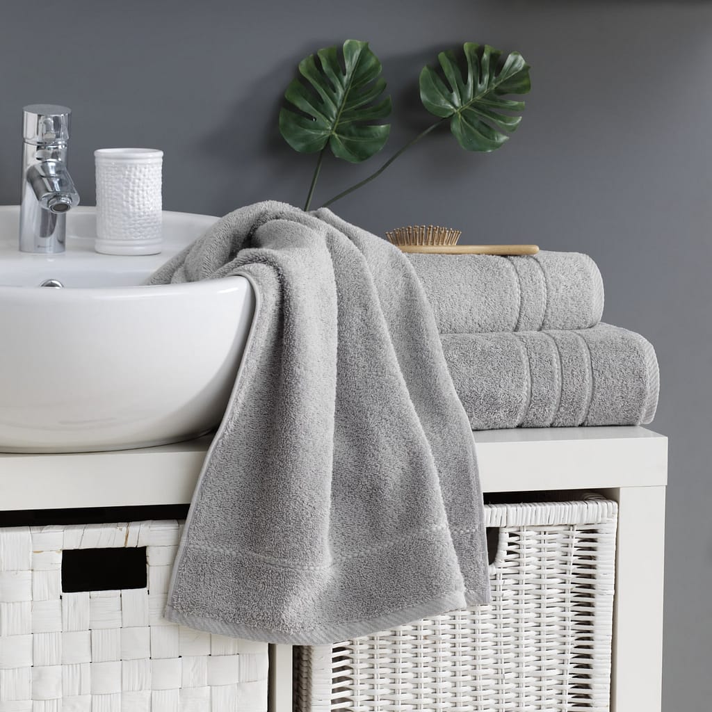 Classic 500GSM Silver Grey hotel towel Ireland