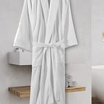 Majestic Velour White Turkish Bathrobe