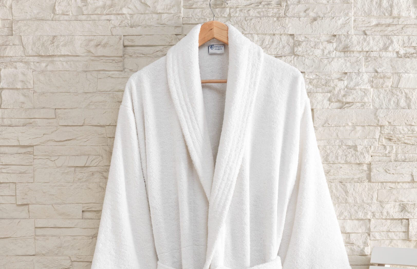 Waffle White Robe