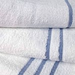 Blue Header Spa Bath Towels 70 x 120 cm